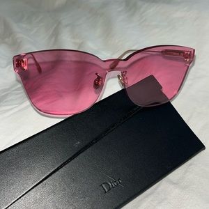 Pink Dior sunglasses